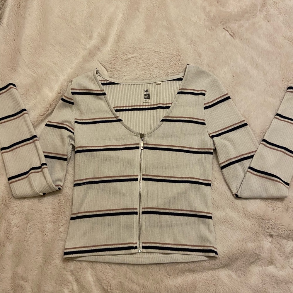 zip down long sleeve